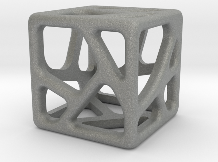 Voronoi Cube Pendant | 10mm 3d printed