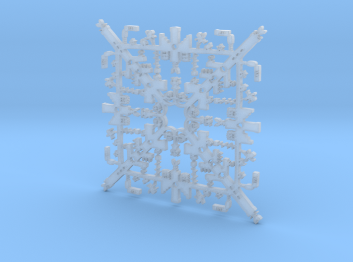 Super Mario Snowflake 2 3d printed