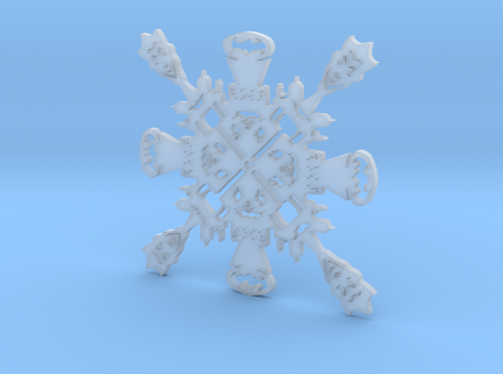 Batman Harley/Joker Snowflake 3d printed