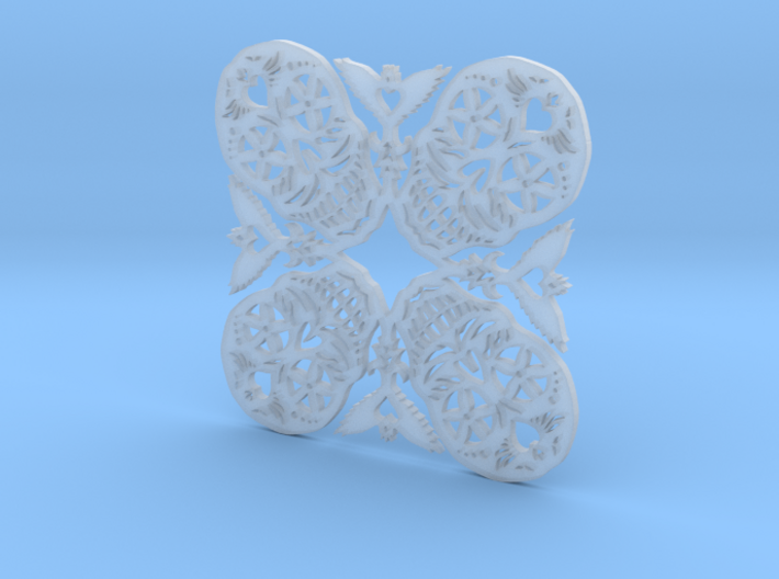 Calaveras Snowflake #2 3d printed