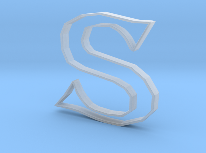 Typography Pendant S 3d printed