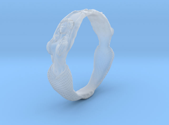 The Lady from the Sea bangle 3d printed