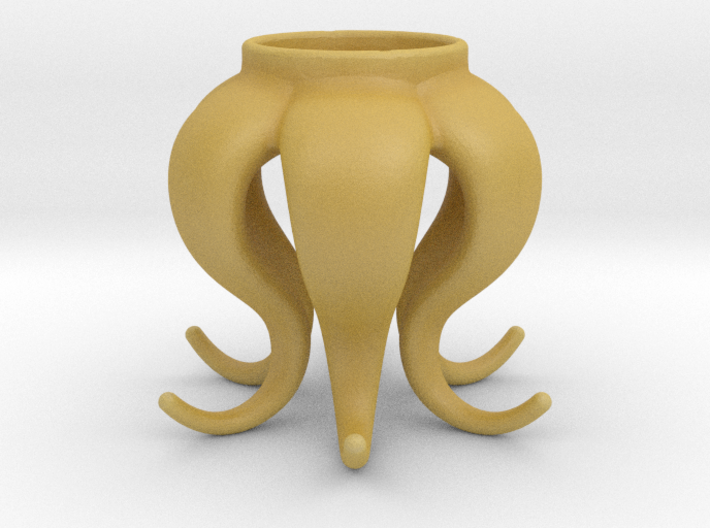Octopus tea light 3d printed
