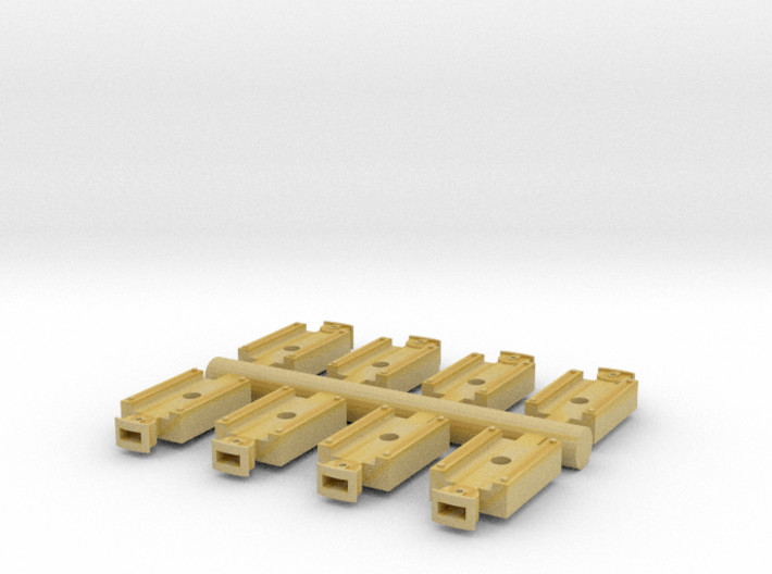 Link And Pin Couplers (HO or S Scale) 3d printed 