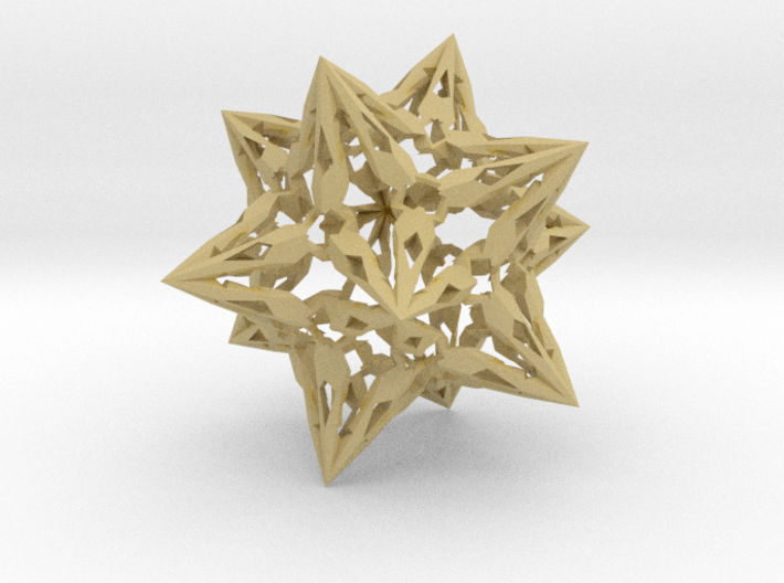complex stellate icosahedron &quot;Eladrin Form&quot; 3d printed