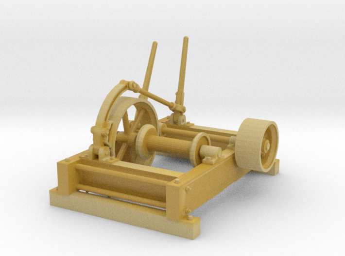 HO Log Haul-up winch 3d printed 