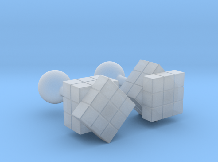 Rubik Cu(be)fflinks 3d printed