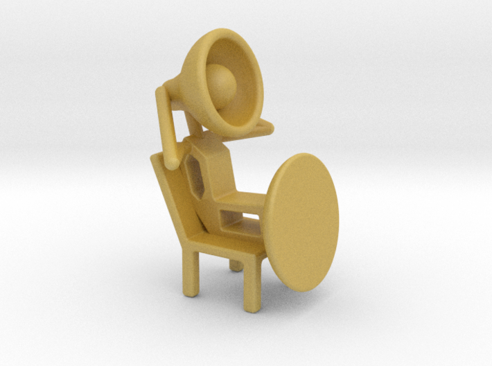 Lala - Relaxing in chair - DeskToys 3d printed