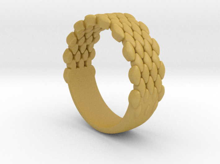 Dragon Tears Ring - (US Size 14) 3d printed