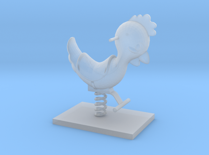 Playground chicken 3d printed