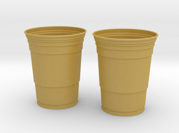 Mini Red Solo Cups 3d printed