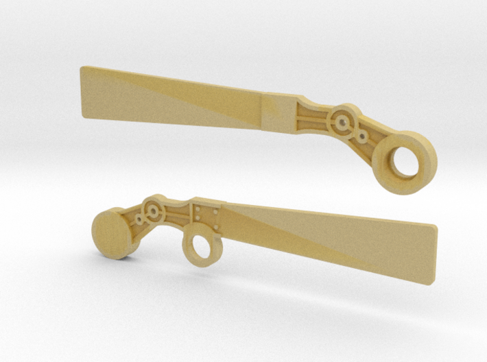 S Scale Semaphore Blades 3d printed