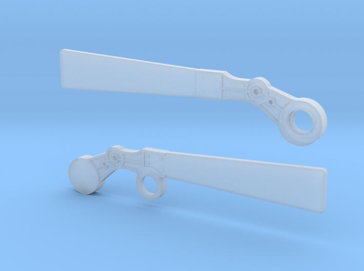 S Scale Semaphore Blades 3d printed