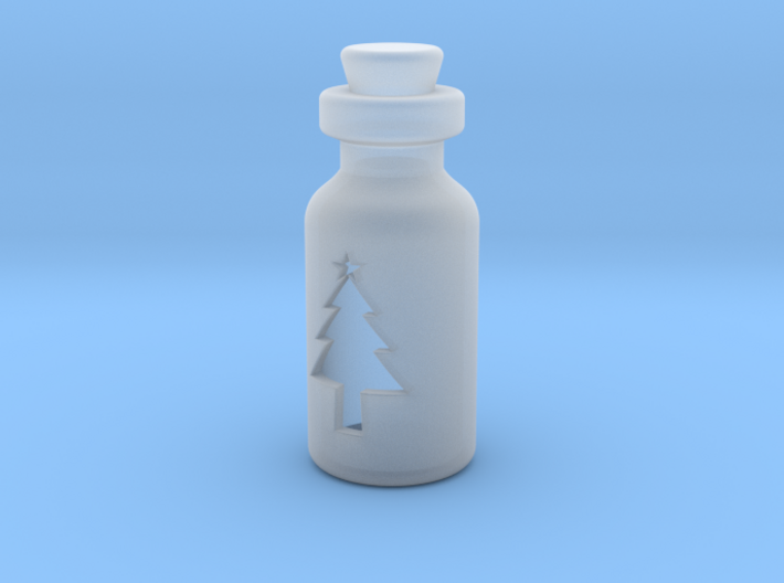 Small Bottle (Christmas Tree) 3d printed