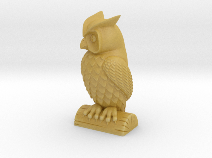 Owl statue 3d printed