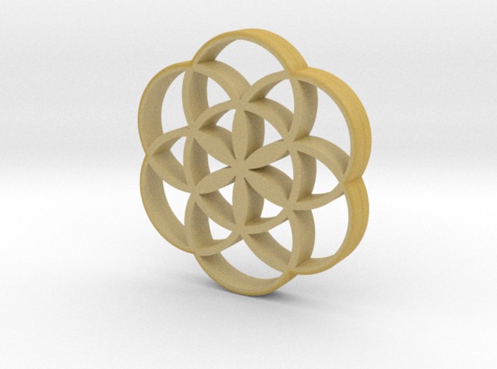 Flower of Life is the source of the universe 3d printed