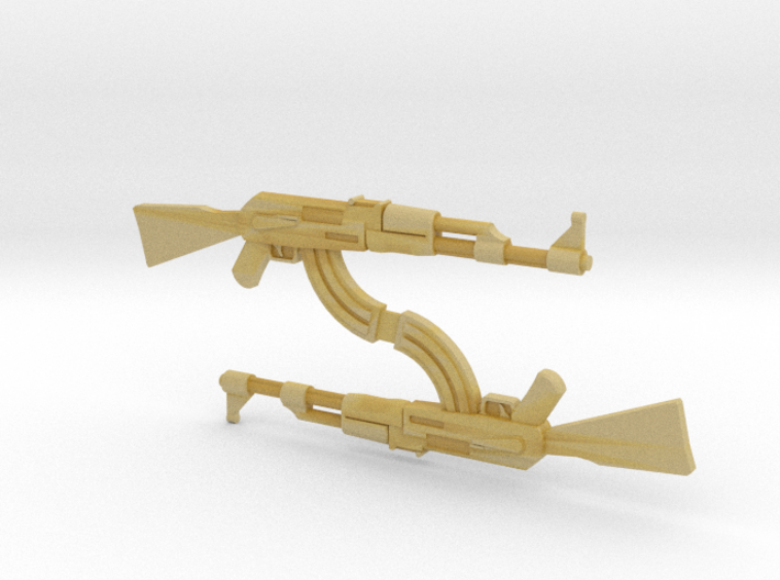 AK-47 1/148 Scale, Pair 3d printed 