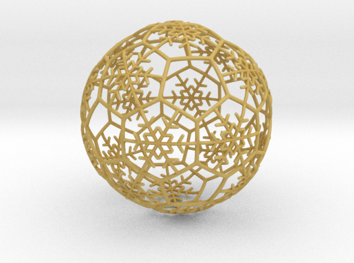 iFTBL Xmas Snow Ball / The One - Ornament 60mm ' 3d printed