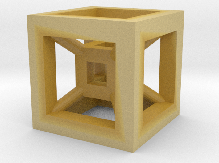 4D Cube（Tesseract） 12.5mm 3d printed