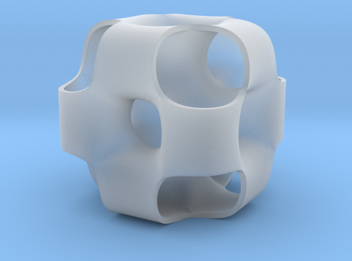 Ported Cube 3d printed