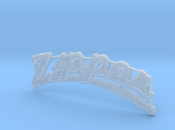 Chance Zipper Carnival Ride Sign 1/87th HO Scale 3d printed