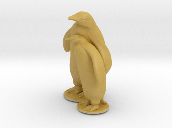 Penguins 3d printed