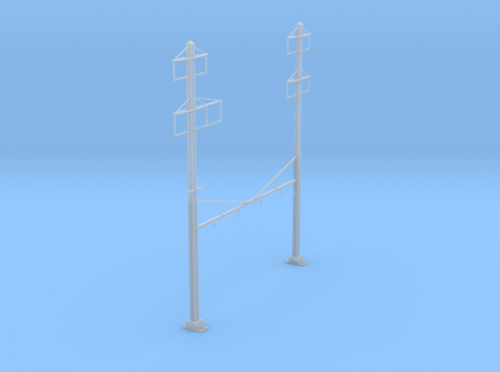 CATENARY PRR 4 TRACK 2-2 PHASE 3 PECO N SCALE 3d printed
