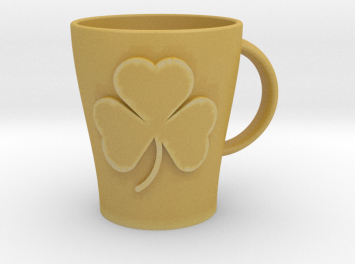 Customizable Shamrock Mug (large) 3d printed