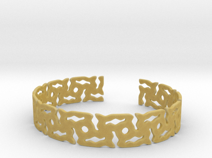 Khandi bangle B Single 3d printed