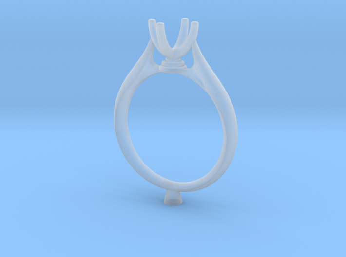 CA13 - Bat Man Style Engagement Ring Design 3D 3d printed