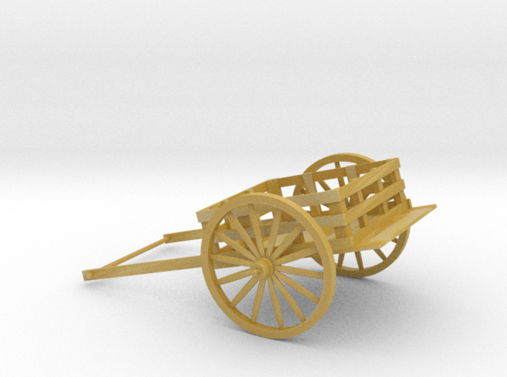 5 inch Pioneer Handcart 3d printed