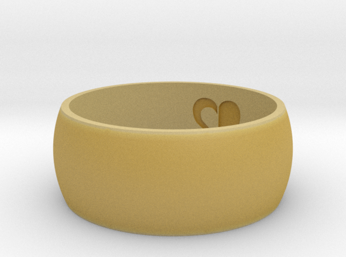 Ring Of Heart [Size 10] 3d printed