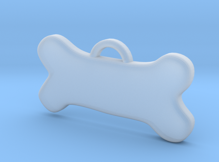 Bone Tag For Dog Customizable 3d printed