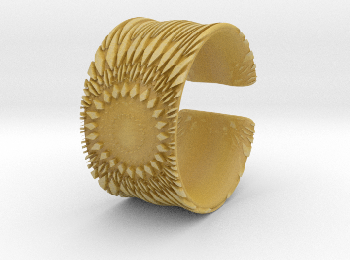 Flower Cut Bracelet 3d printed