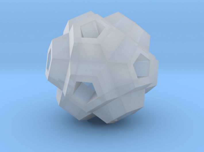 Coral Polyhedron Pendant 3d printed