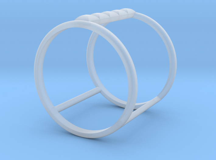 Model Double Ring B 3d printed