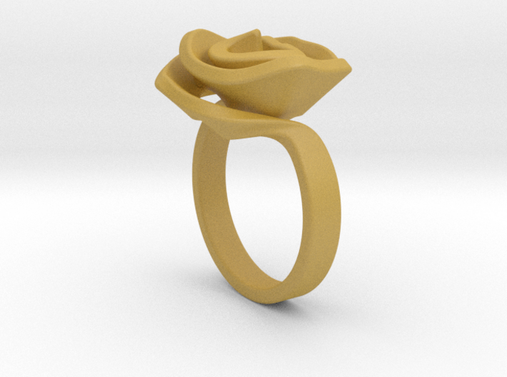 Rose ring 3d printed