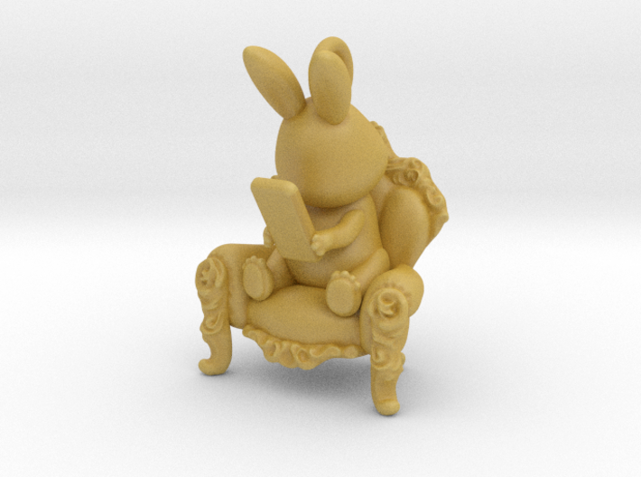 Phoneholic Rabbit pendant 3d printed 