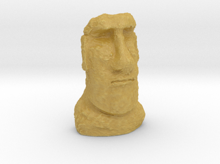 N Gauge Moai Head (Easter Island head) 3d printed
