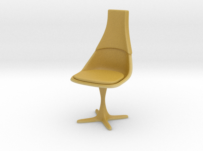 TOS Chair 115 1:16 Scale 4.5&quot; 3d printed
