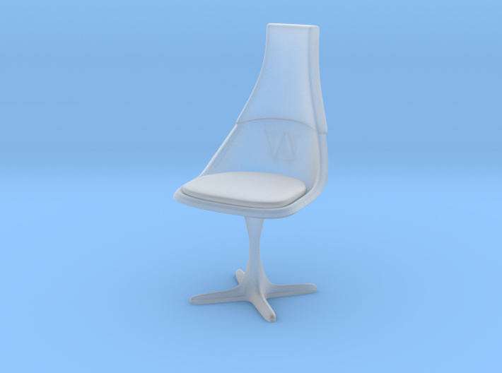 TOS Chair 115 1:18 Scale 4&quot; 3d printed