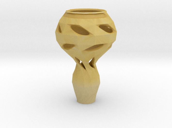 Geometrically Organic Vase 3d printed