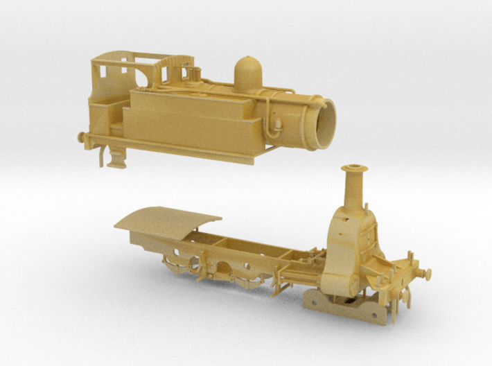 N. L. R. outside cylinder 440 tank loco (small cab 3d printed