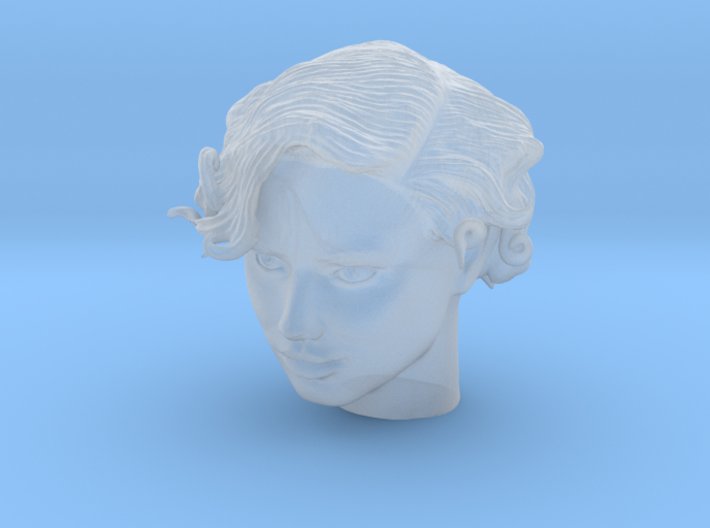 Adriana Lima Female Model Head Sculpt 3d printed