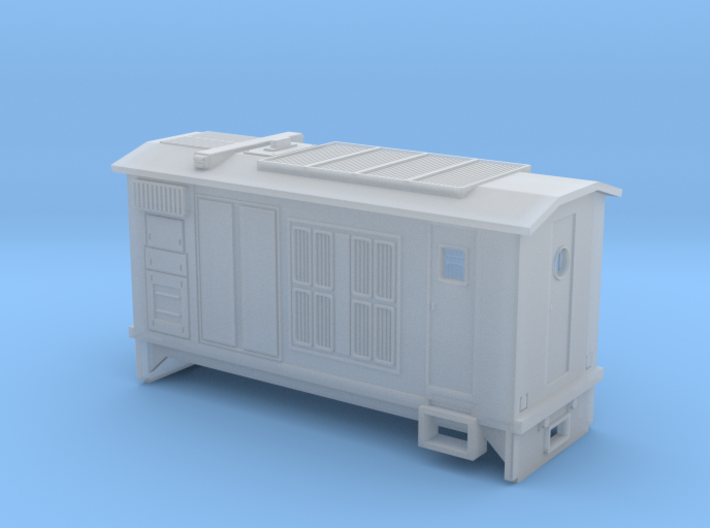 HOn30 B-Unit Boxcab Locomotive (Katie 1) 3d printed