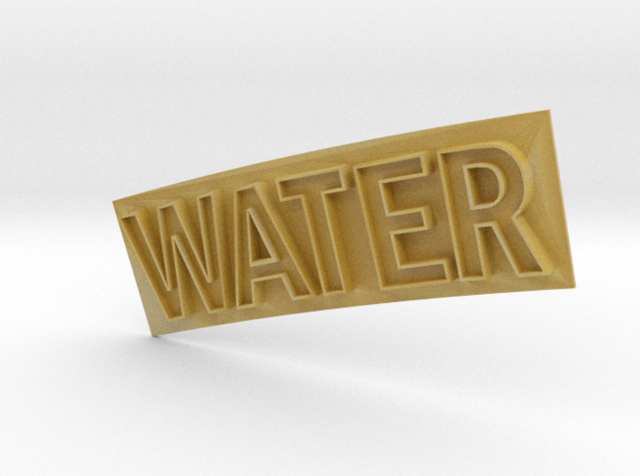 WATER 3d printed