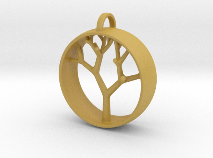 Natural Collection - Tree Pendant 3d printed