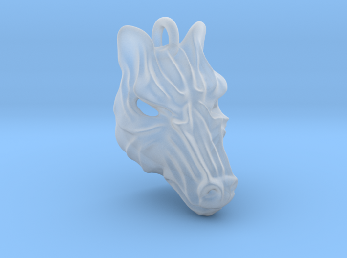 Plastic Zebra Small Pendant 3d printed
