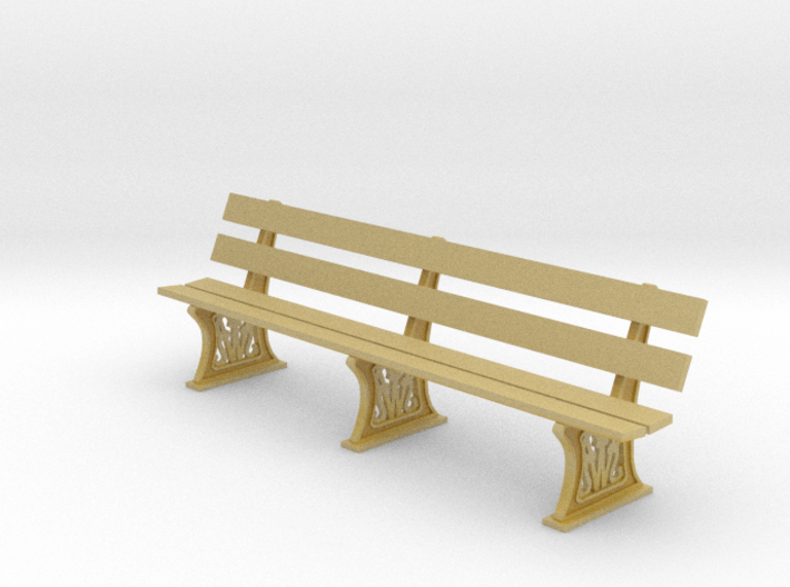 GWR Bench 4mm scale full 3d printed 