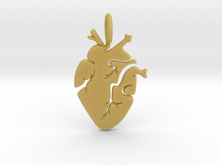 Heart Pendant 3d printed